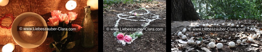 Fotos von Liebeszauber-Ritualen zum Selbermachen
